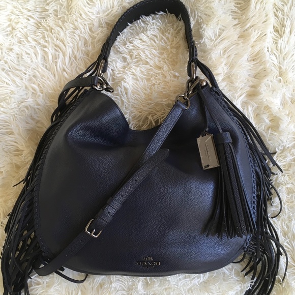coach nomad fringe hobo